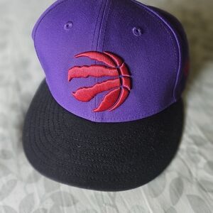 Purple and Black Kids Basketball Cap